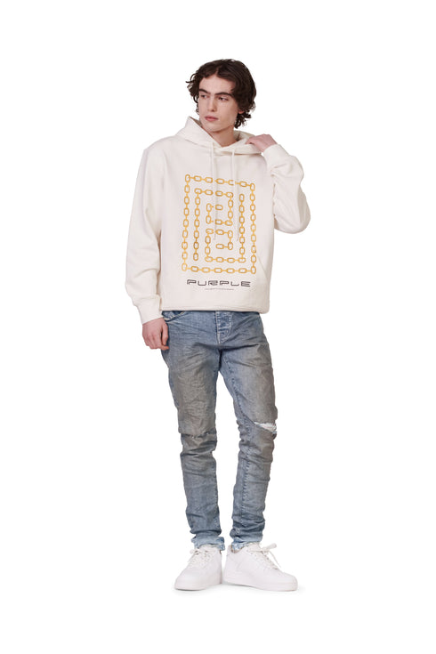 PURPLE BRAND P001 Vintage Indigo Faded Grey Mens Apparel